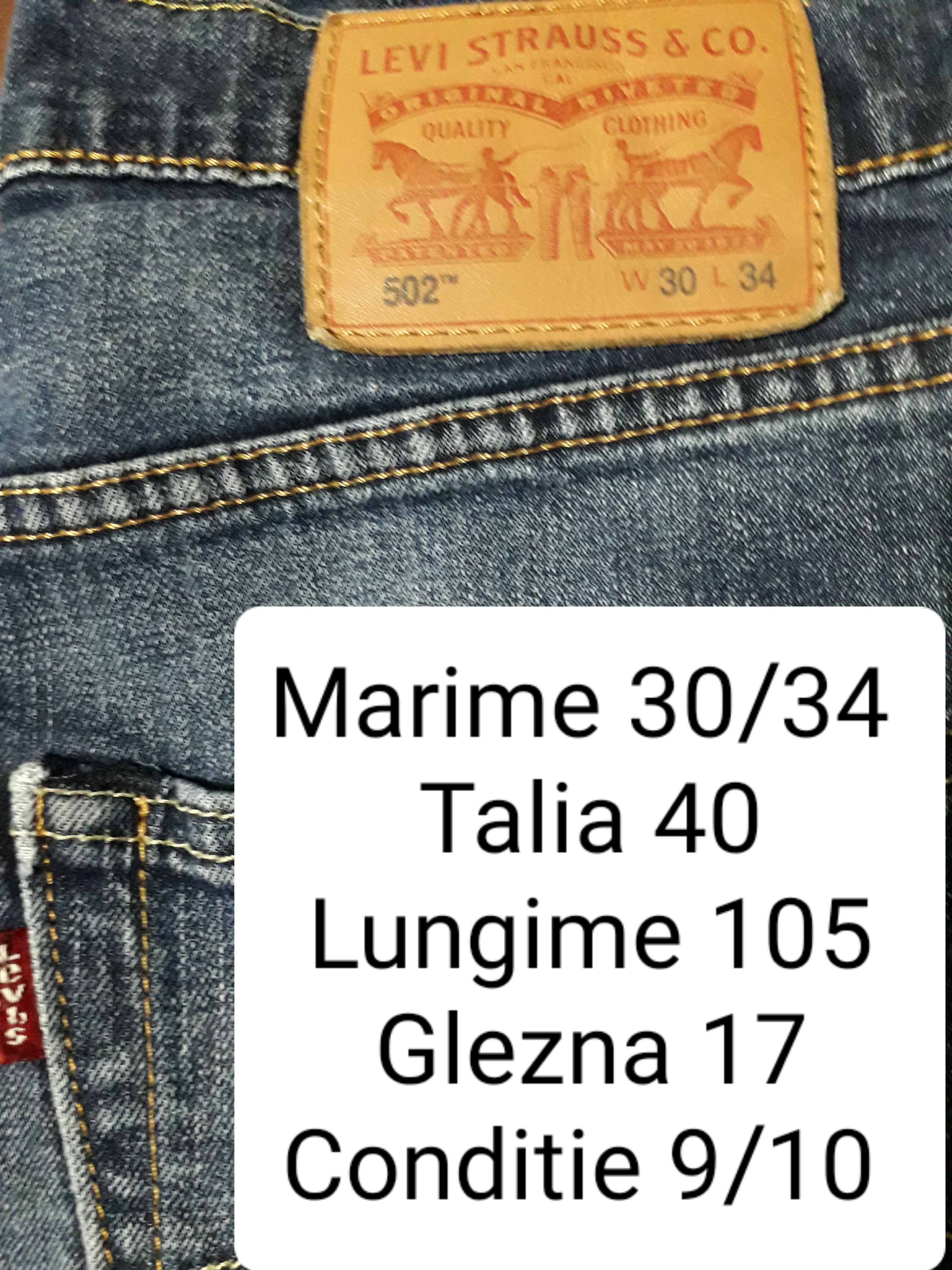 Blugi Levi's 502 - marimea S W30/L34 - Barbati
