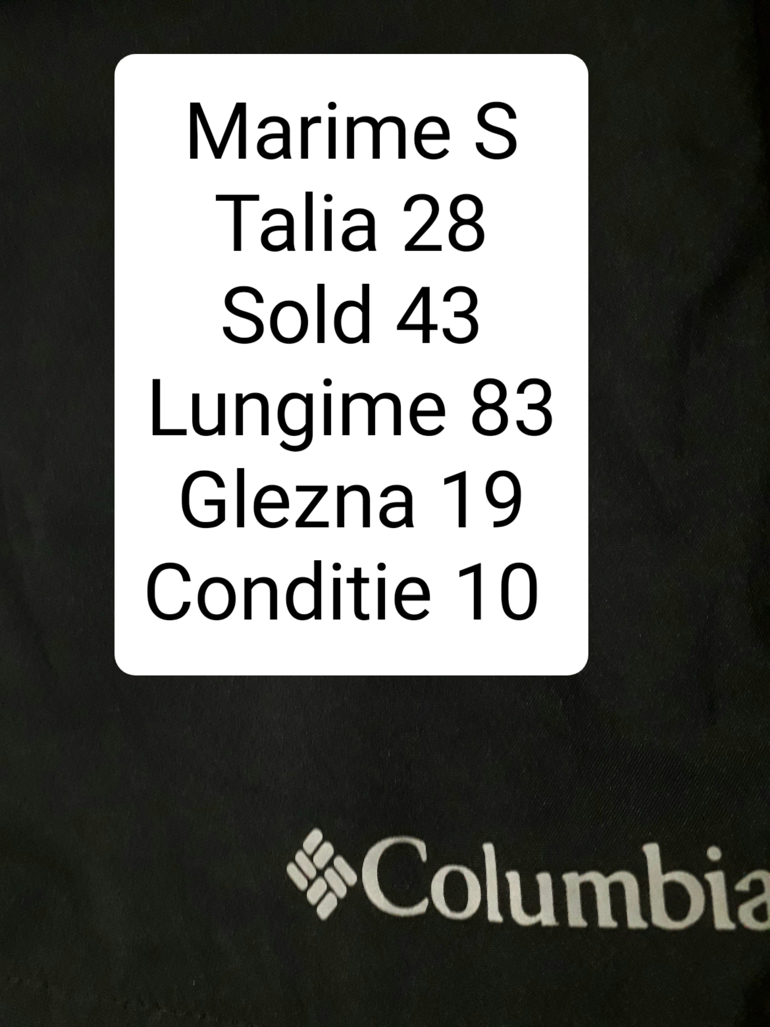 Pantaloni (foita-waterproof) Columbia - marimea S