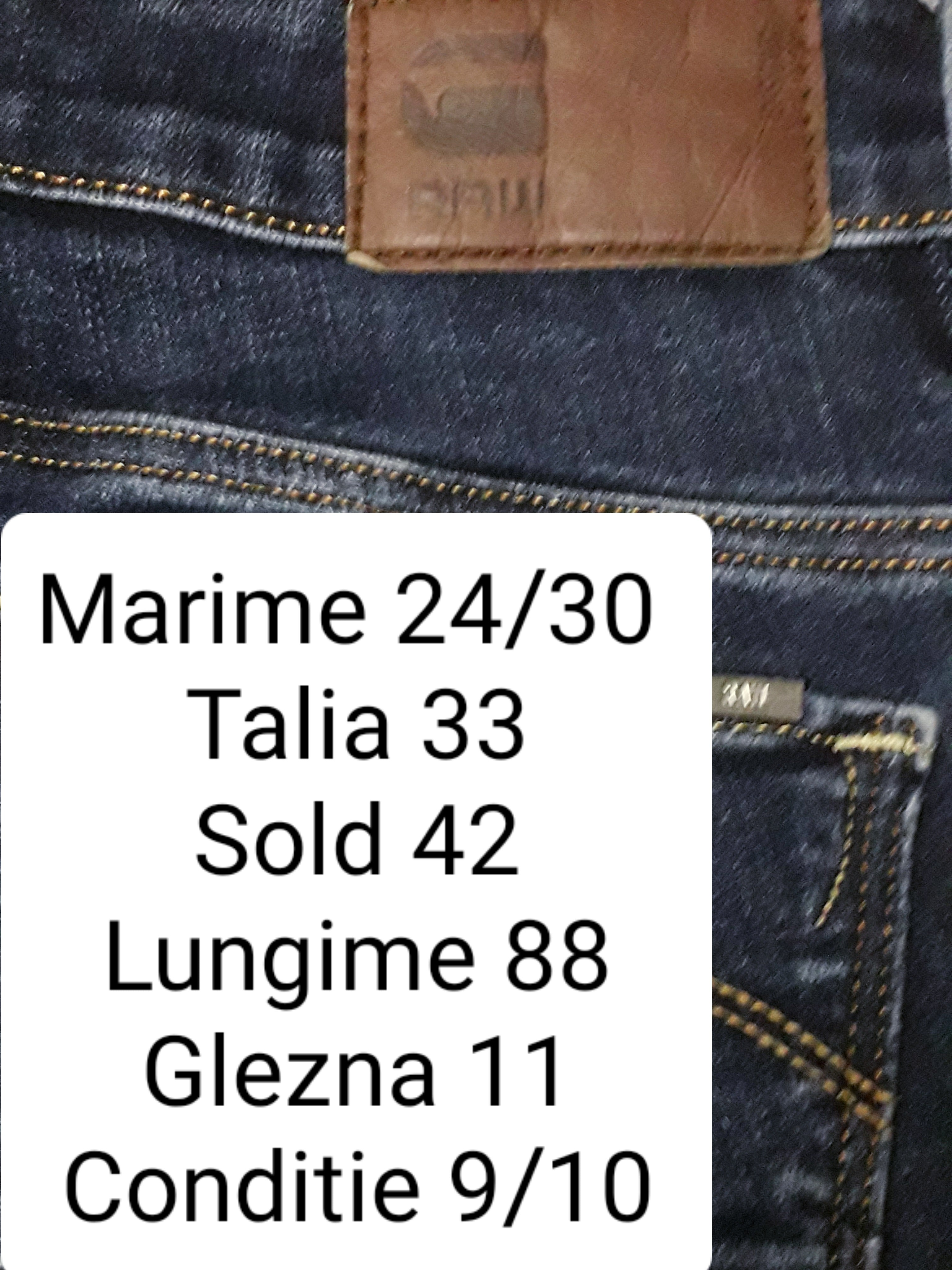 Blugi G-star - marimea XS W24/L30 - Femei