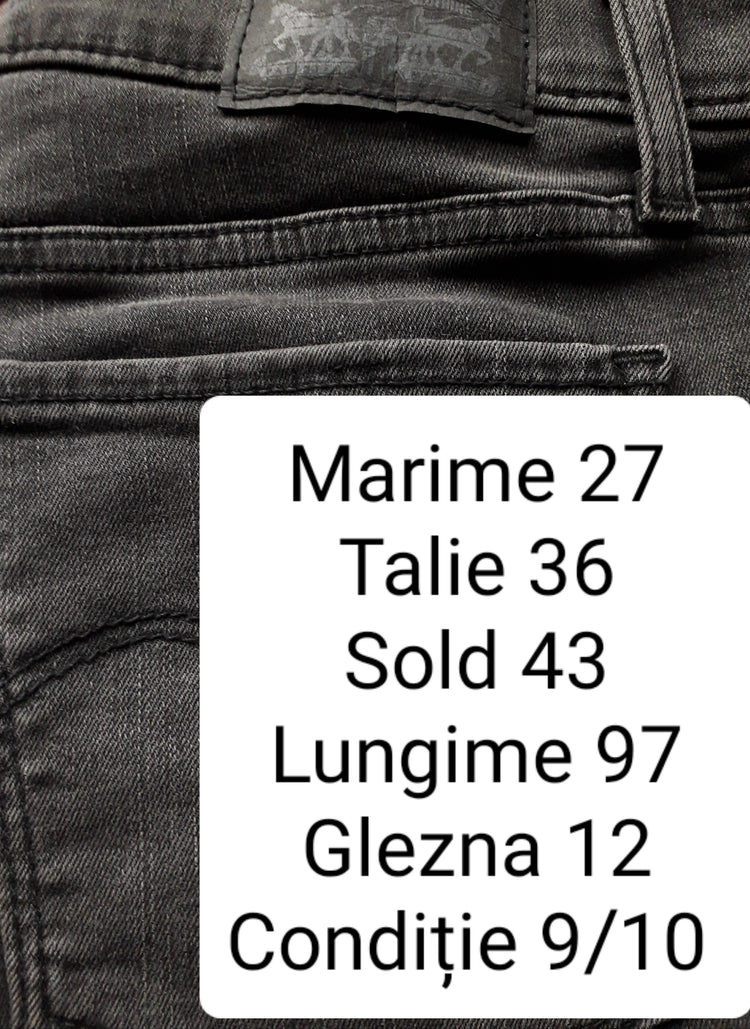 Blugi Levi's 710 - marimea S W27 - Femei