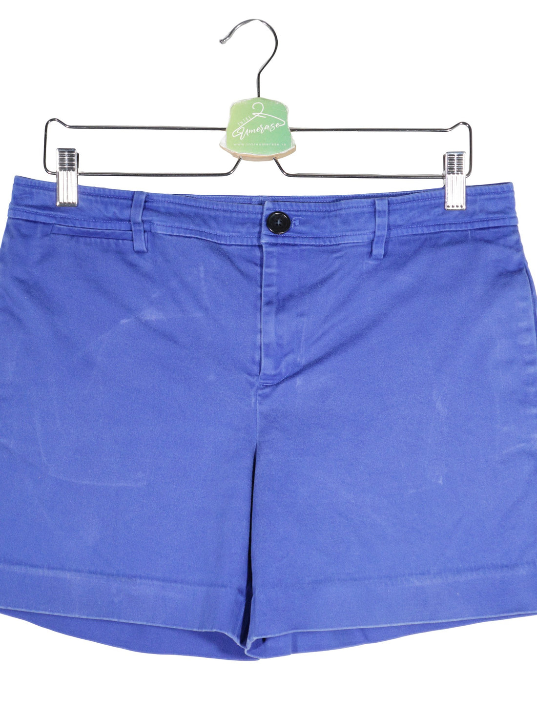 Pantaloni scurti Lauren albastru mărime L detaliu material și croială second-hand premium