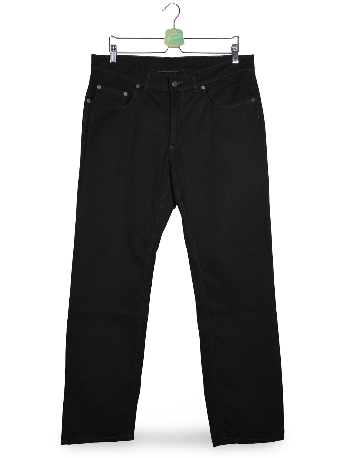 Blugi Pioneer negru mărime W36 vedere din față second-hand premium