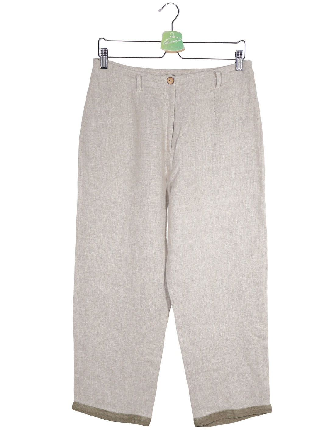 Pantaloni Elliott bej mărime L vedere din față second-hand premium
