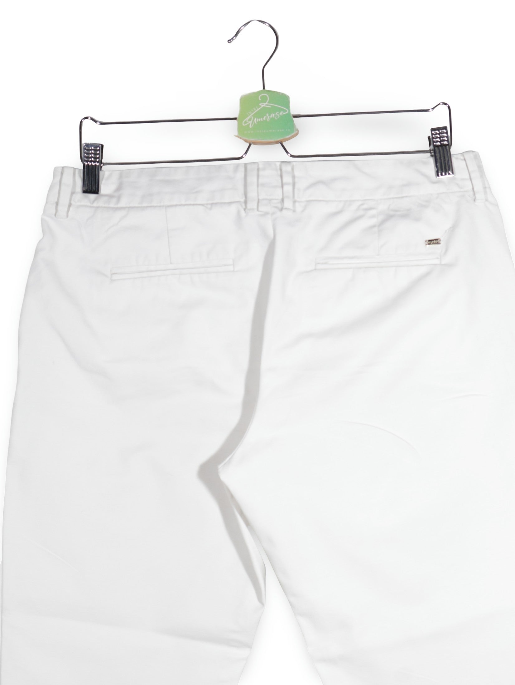 Blugi Tommy Hilfiger alb mărime W30 vedere din spate second-hand premium