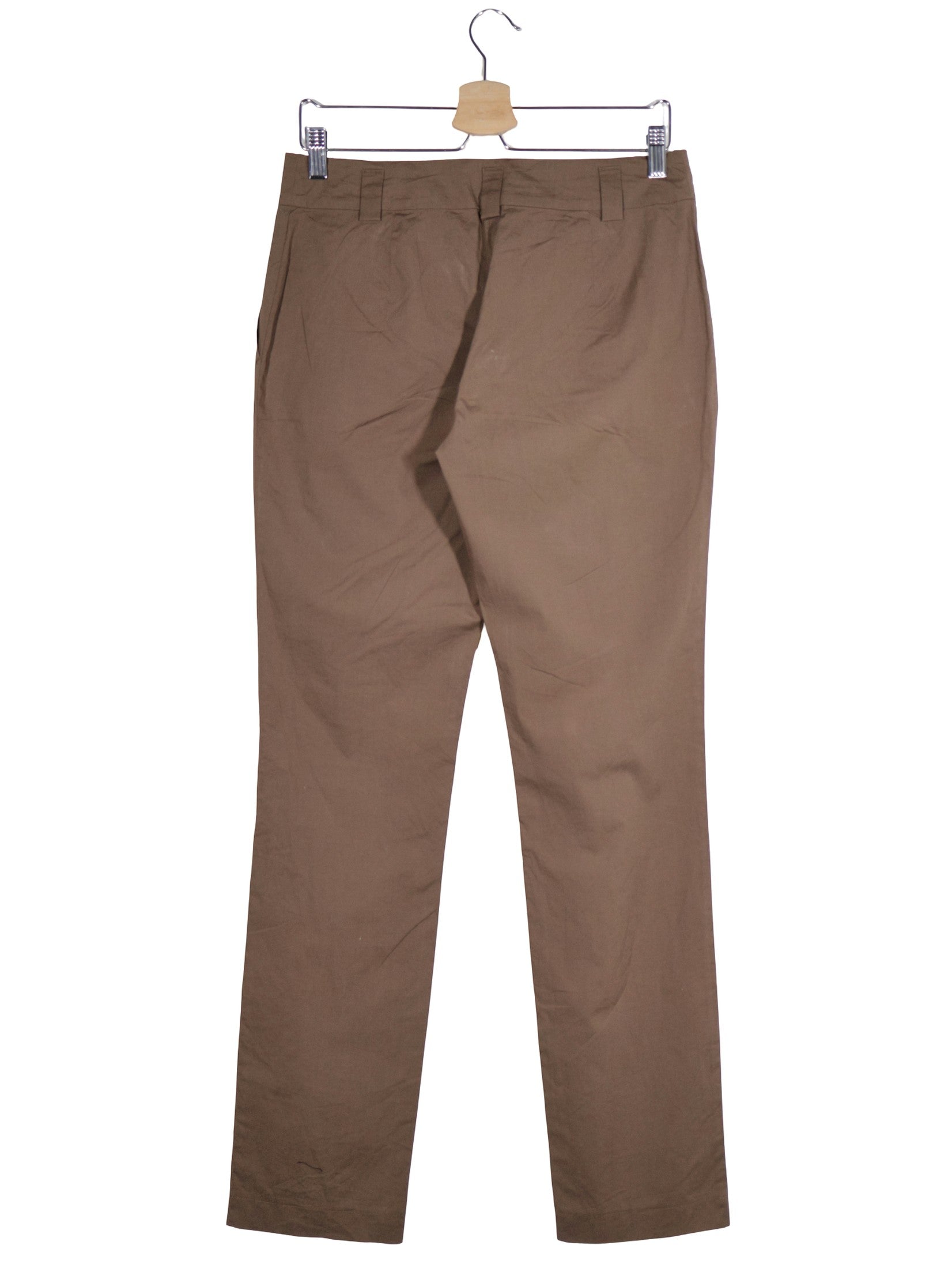Pantaloni ESCADA SPORT maro mărime S vedere din spate second-hand premium