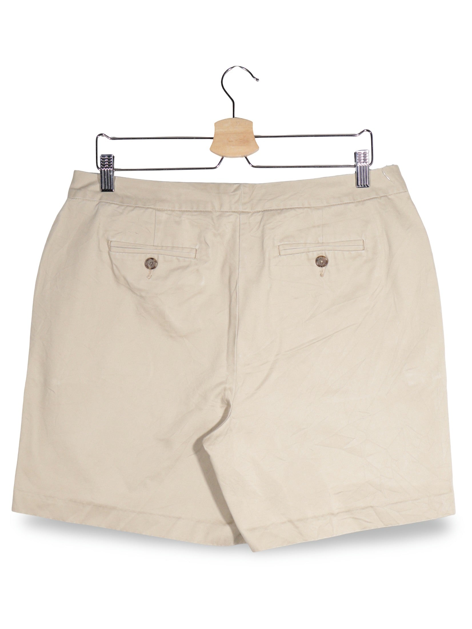 Pantaloni scurti Lands' End bej mărime XL vedere din spate second-hand premium