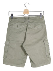 Pantaloni scurti Jack&Jones verde-kaki mărime XS vedere din spate second-hand premium