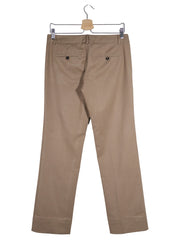 Pantaloni Benetton maro taupe mărime L vedere din spate second-hand premium