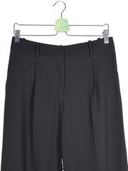 Pantaloni ZARA negru mărime S detaliu material și croială second-hand premium