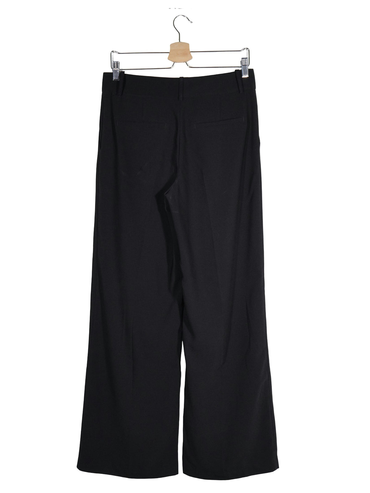 Pantaloni ZARA negru mărime S vedere din spate second-hand premium