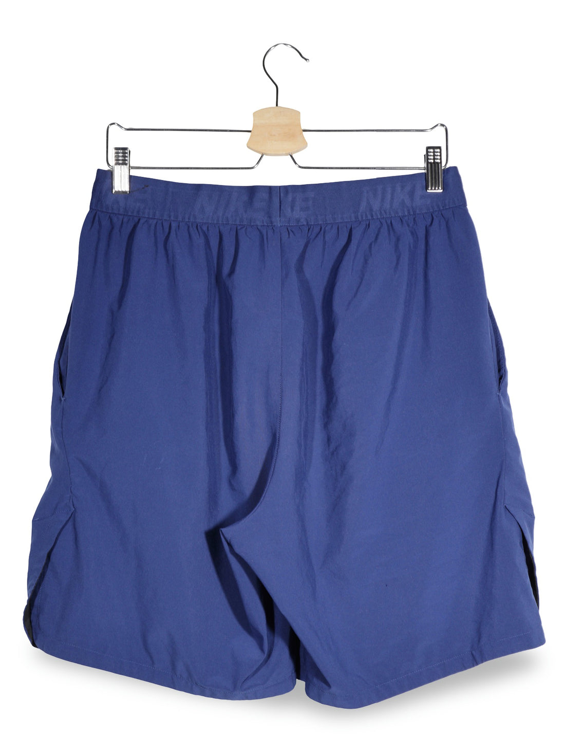 Pantaloni scurti Nike albastru mărime L vedere din spate second-hand premium