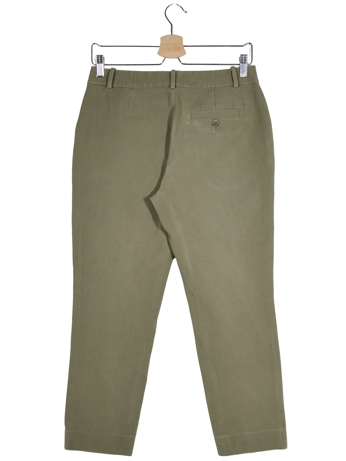 Pantaloni Brooks Brothers verde olive mărime XS vedere din spate second-hand premium