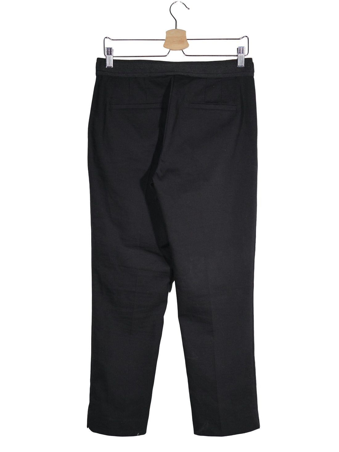Pantaloni ZARA negru mărime M vedere din spate second-hand premium