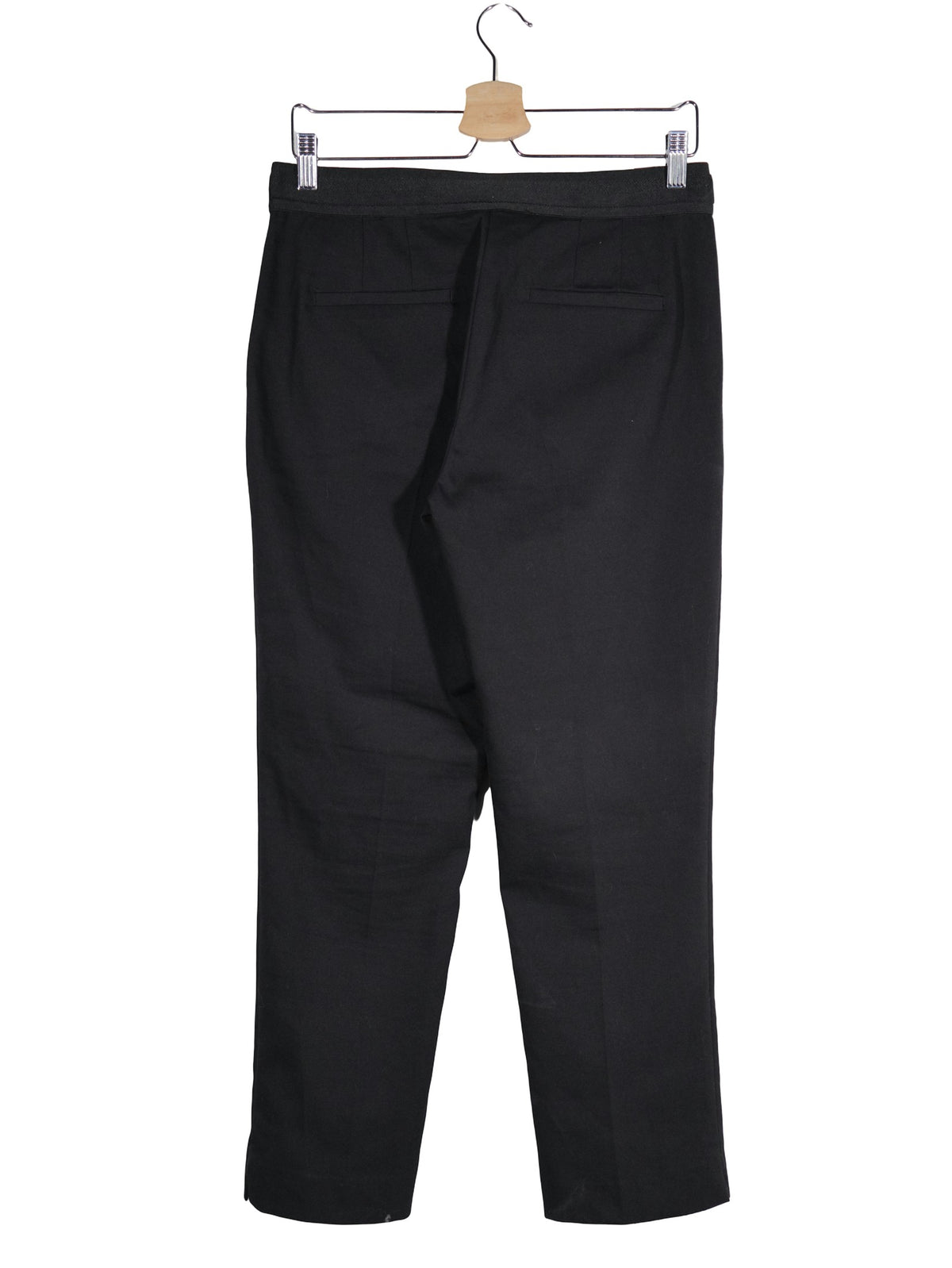 Pantaloni ZARA negru mărime M vedere din spate second-hand premium