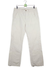 Pantaloni Tommy Hilfiger bej deschis mărime M vedere din față second-hand premium