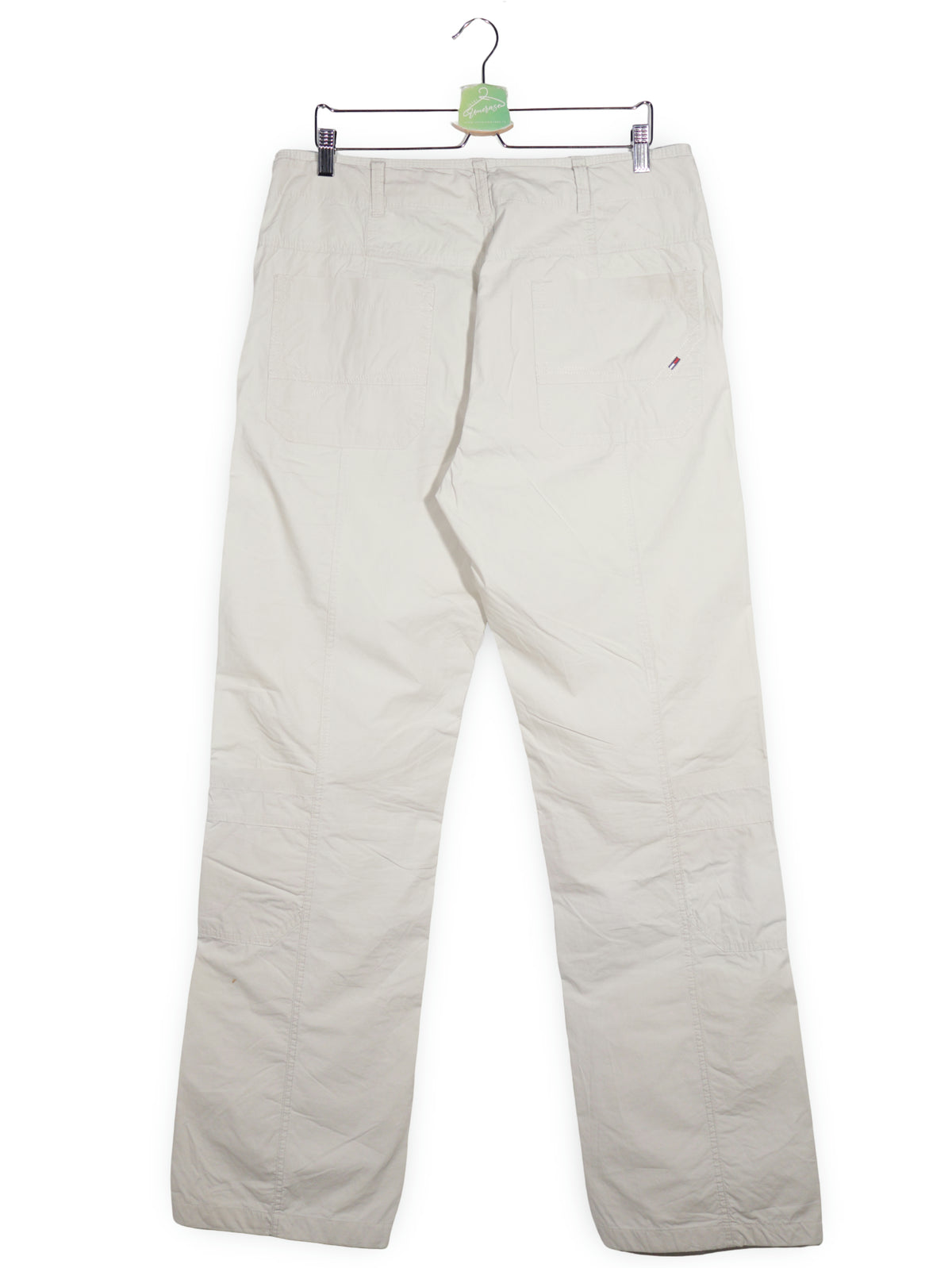 Pantaloni Tommy Hilfiger bej deschis mărime M vedere din spate second-hand premium