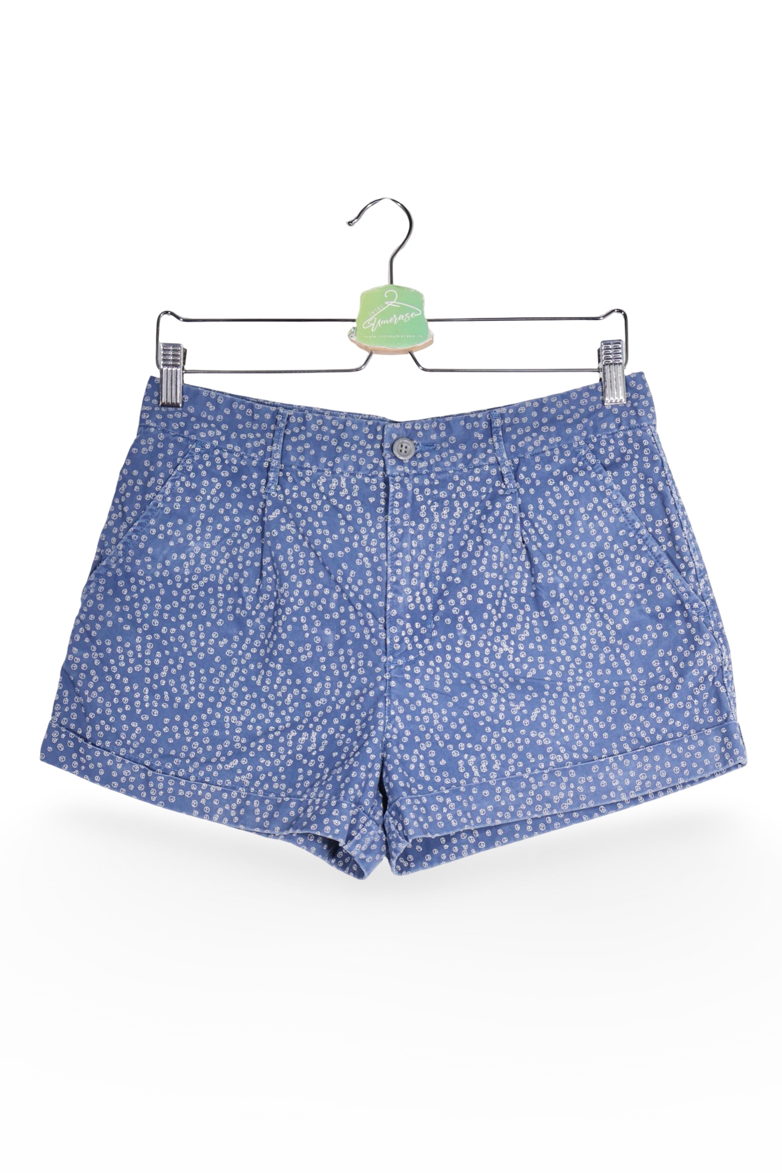 Pantaloni scurți - Levi's albaștri cu imprimeu discret – M – Bărbați - fata