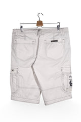 Pantaloni scurți - Camp David alb din bumbac cu buzunare cargo – XL – Bărbați - spate