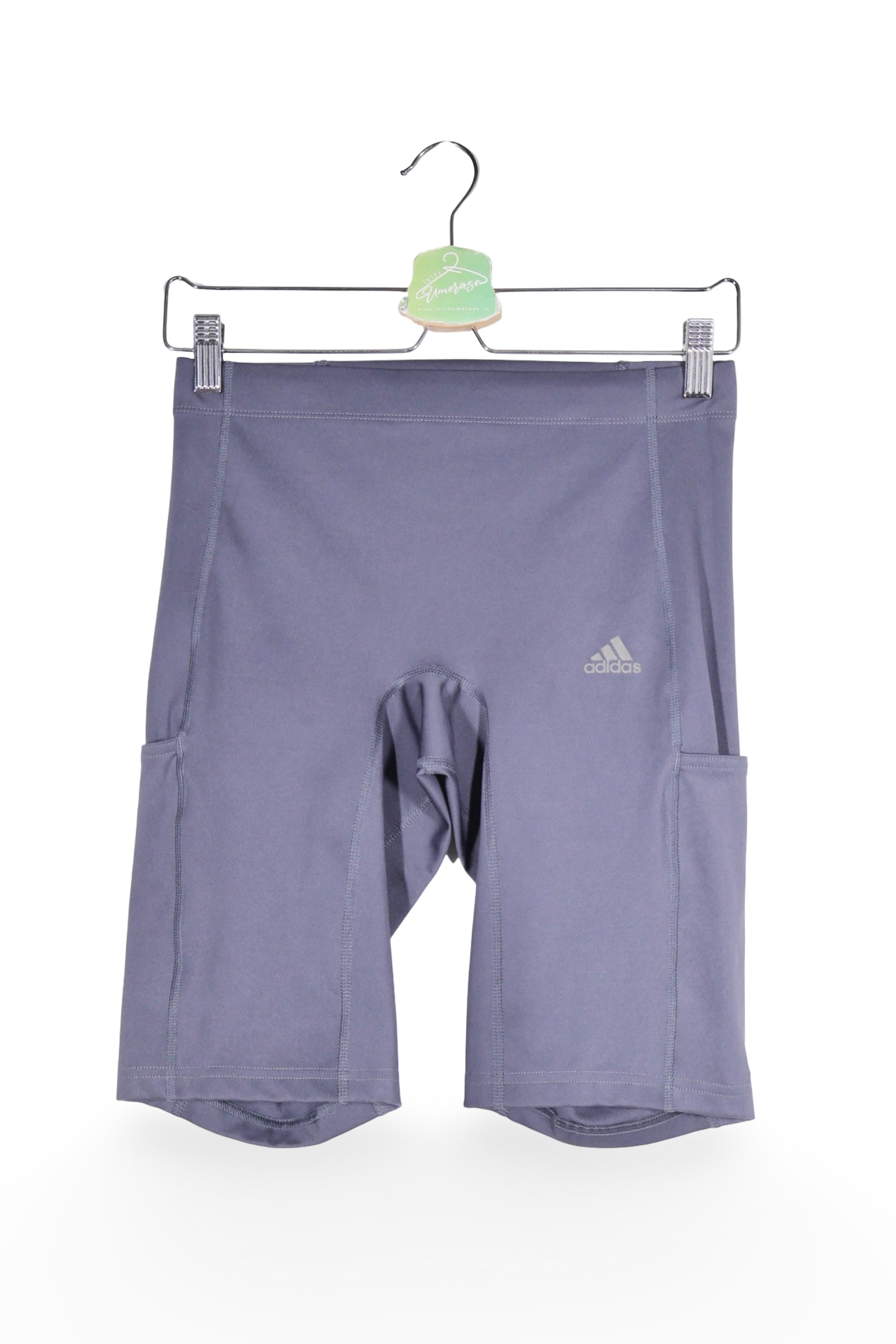 Colanti scurti - Adidas bleumarin sport cu croială mulată – S – Femei - fata