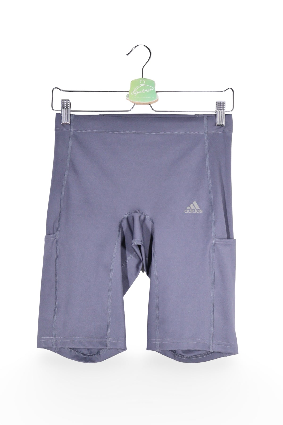 Colanti scurti - Adidas bleumarin sport cu croială mulată – S – Femei - fata