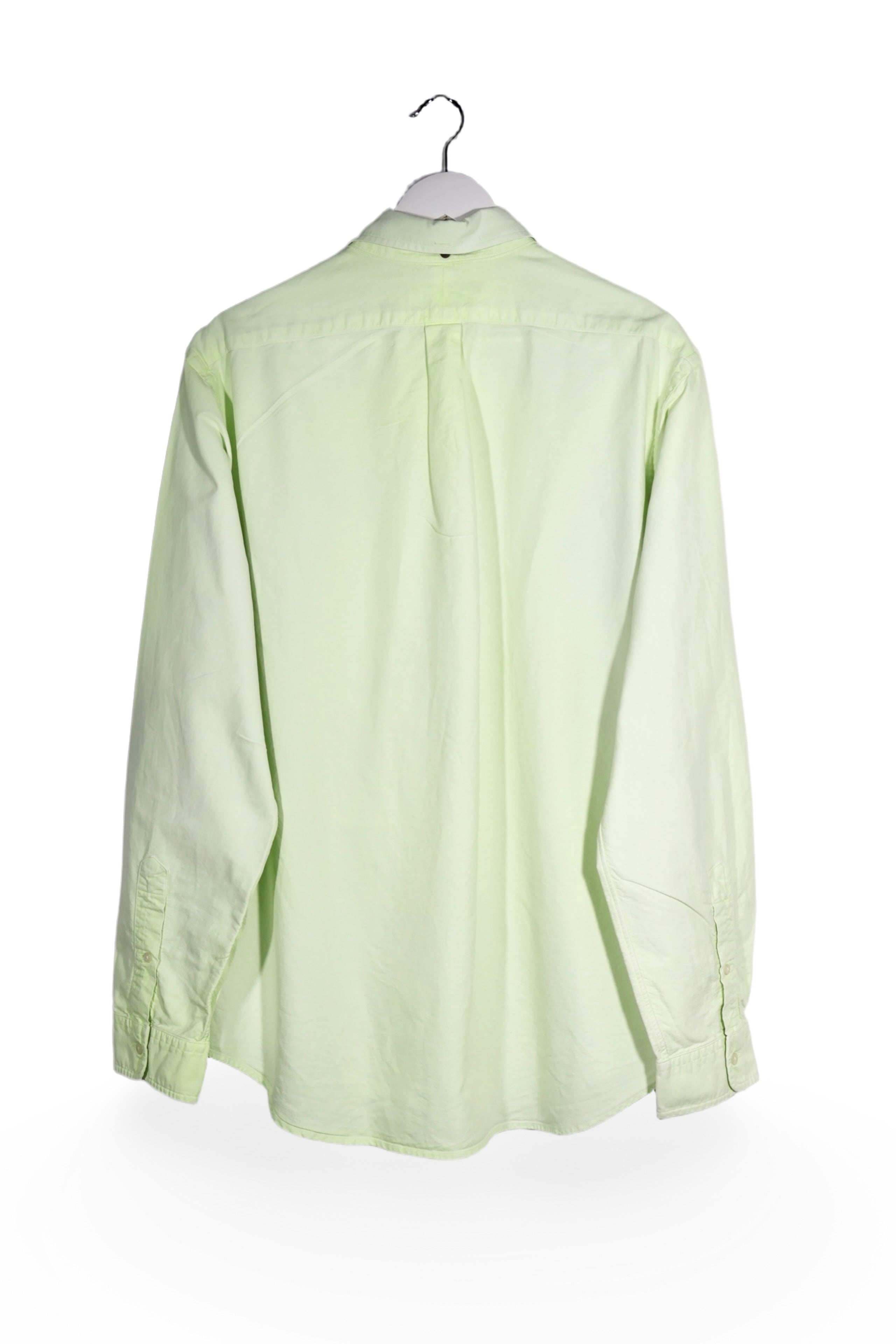 Cămașă - RALPH LAUREN galben-verzui deschis din bumbac cu croială clasică – XL – Bărbați - spate