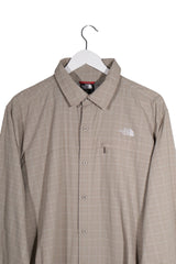 Cămașă - THE NORTH FACE bej din nylon cu croială relaxată – XL – Bărbați - detaliu