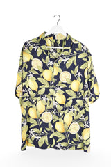 Cămașă - H&M cu imprimeu citrice si croiala relaxata – XXL – Bărbați - fata