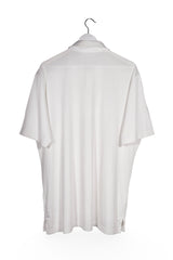 Tricou - Adidas alb din material elastic cu croiala simpla – XL – Bărbați - spate