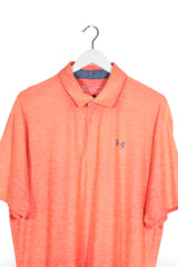 Tricou - Under Armour corai din material tehnic cu croială lejeră – L – Bărbați - detaliu