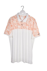 Tricou - Alte Branduri alb cu accente piersica si croiala regular – XL – Bărbați - fata