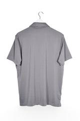 Tricou - Adidas gri din material tehnic cu croială simplă – M – Bărbați - spate