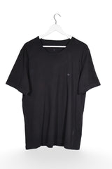 Tricou - Hugo Boss negru din bumbac cu croială simplă – XXL – Bărbați - fata