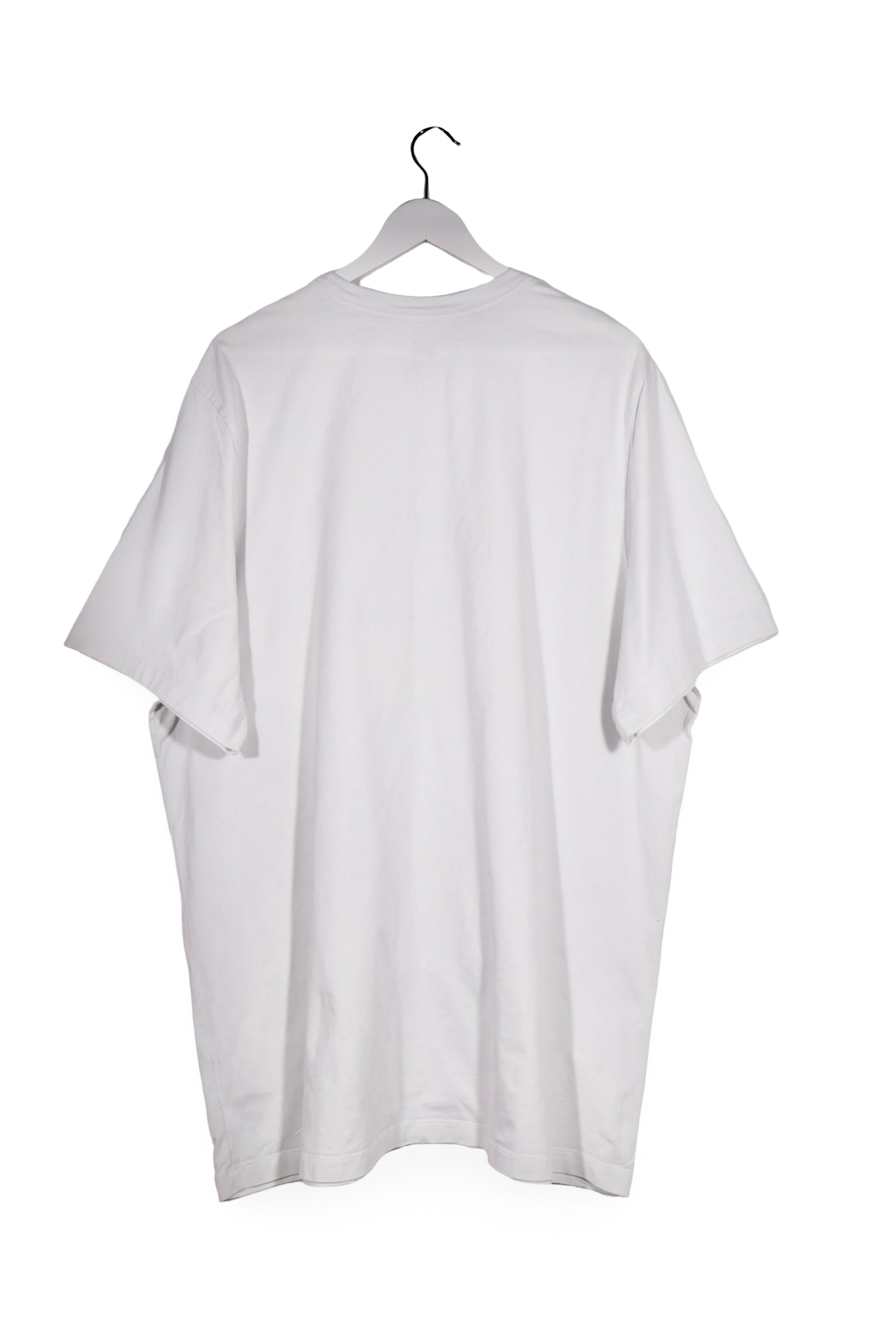 Tricou - NIKE alb din bumbac cu logo mare – 4XL+ – Bărbați - spate