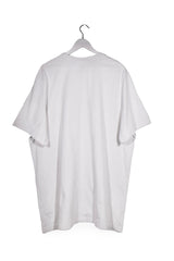 Tricou - NIKE alb din bumbac cu logo mare – 4XL+ – Bărbați - spate