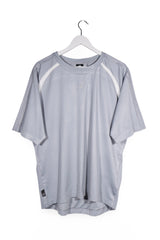 Tricou - Adidas gri din poliester cu croiala sport – L – Bărbați - fata