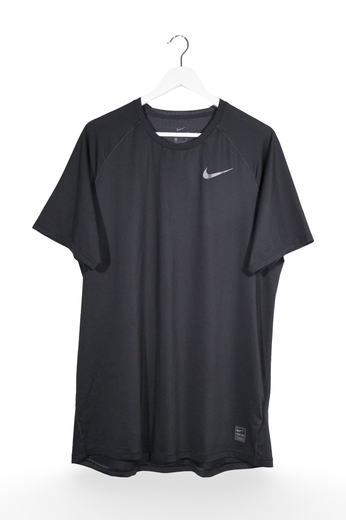 Tricou - NIKE negru Dri-FIT cu panouri respirabile – XL – Bărbați - fata