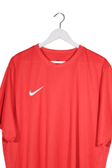 Tricou - NIKE roșu din poliester cu croială lejeră – XL – Bărbați - detaliu