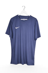 Tricou - NIKE bleumarin din poliester cu croiala sport – XL – Bărbați - fata