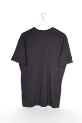 Tricou - BOSS Hugo Boss negru din bumbac cu guler in V – S – Bărbați - spate