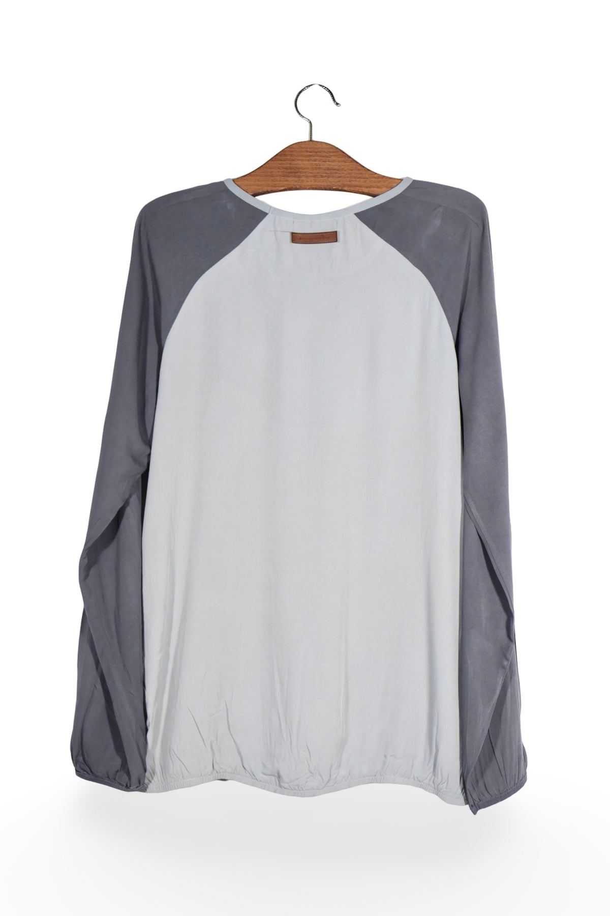 Bluză - Naketano gri din viscoza cu croiala raglan – XL – Bărbați - spate