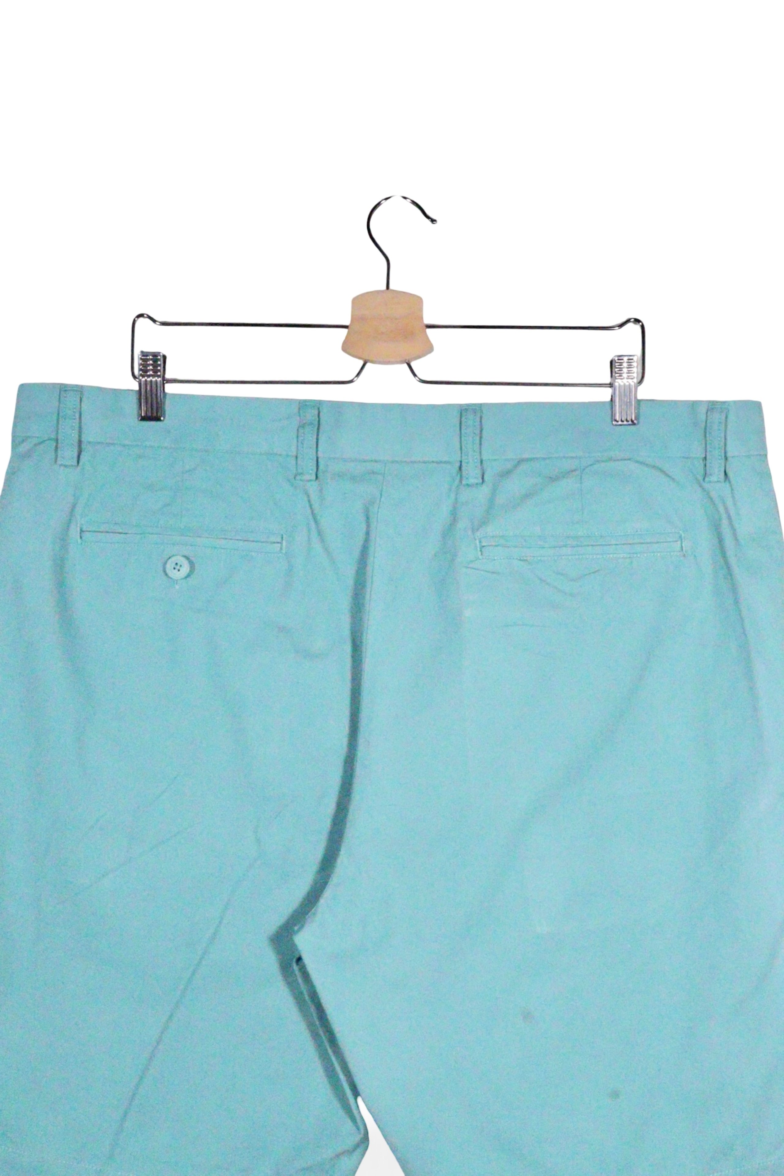 Pantaloni scurți - Old Navy albaștri deschiși din bumbac cu croială simplă – XXL – Bărbați - spate