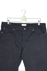 Pantaloni scurți - JACK&JONES negri din bumbac cu croiala dreapta – XL – Bărbați - detaliu