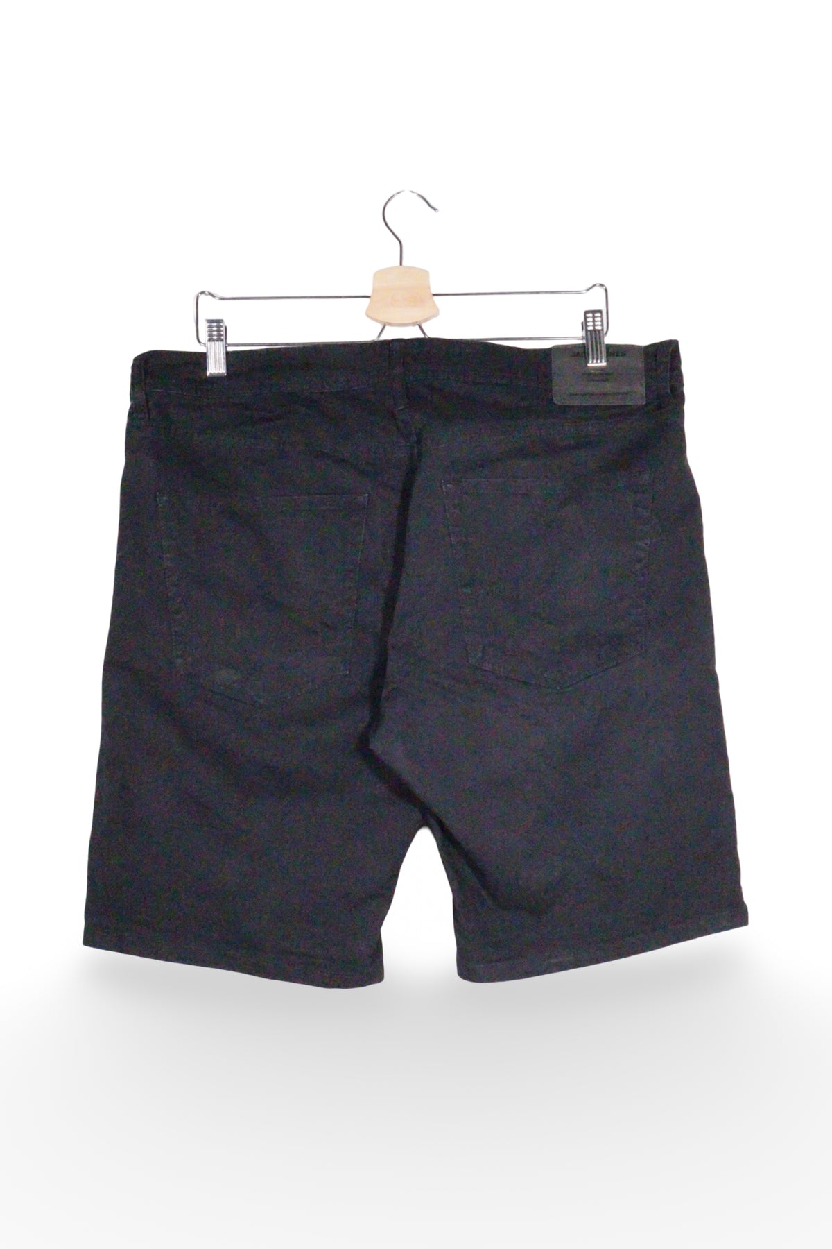 Pantaloni scurți - JACK&JONES negri din bumbac cu croiala dreapta – XL – Bărbați - spate