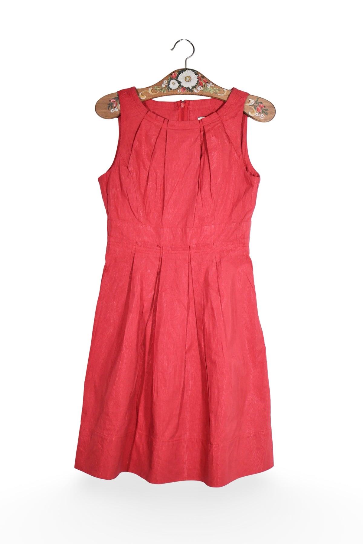 Rochie - Noa Noa roșie plisată cu croială feminină – S – Femei - fata
