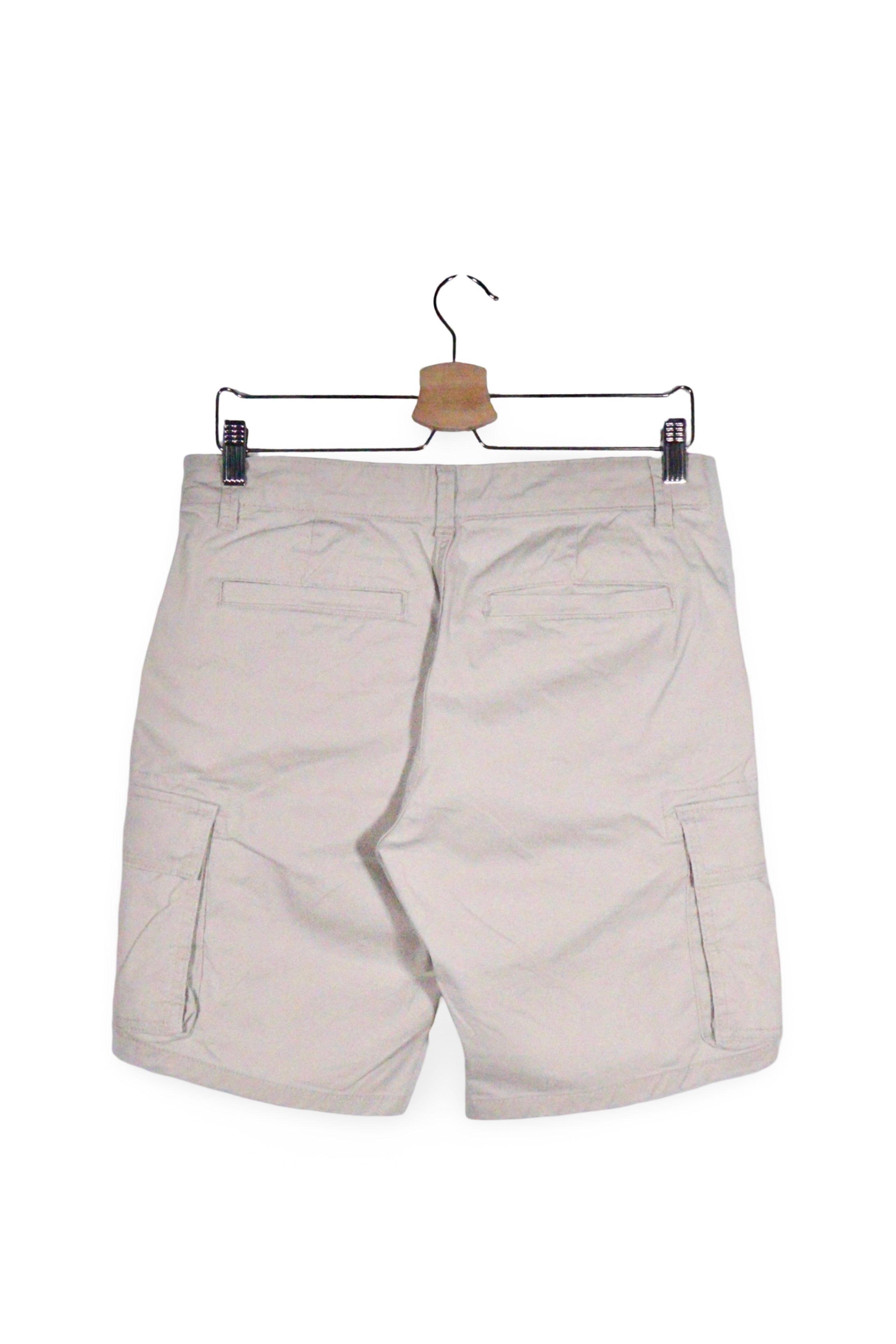 Pantaloni scurți - ONLY&SONS bej deschis din bumbac cu buzunare cargo – S – Bărbați - spate