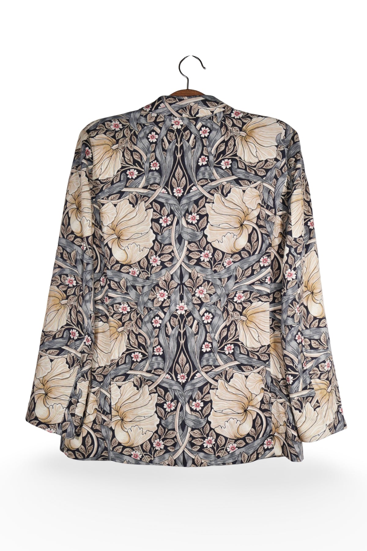 Sacou - Premium imprimat floral cu linie lejera – S – Femei - spate