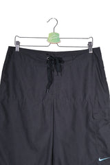 Pantaloni scurți - NIKE negri din poliester cu croială relaxată – M – Bărbați - detaliu
