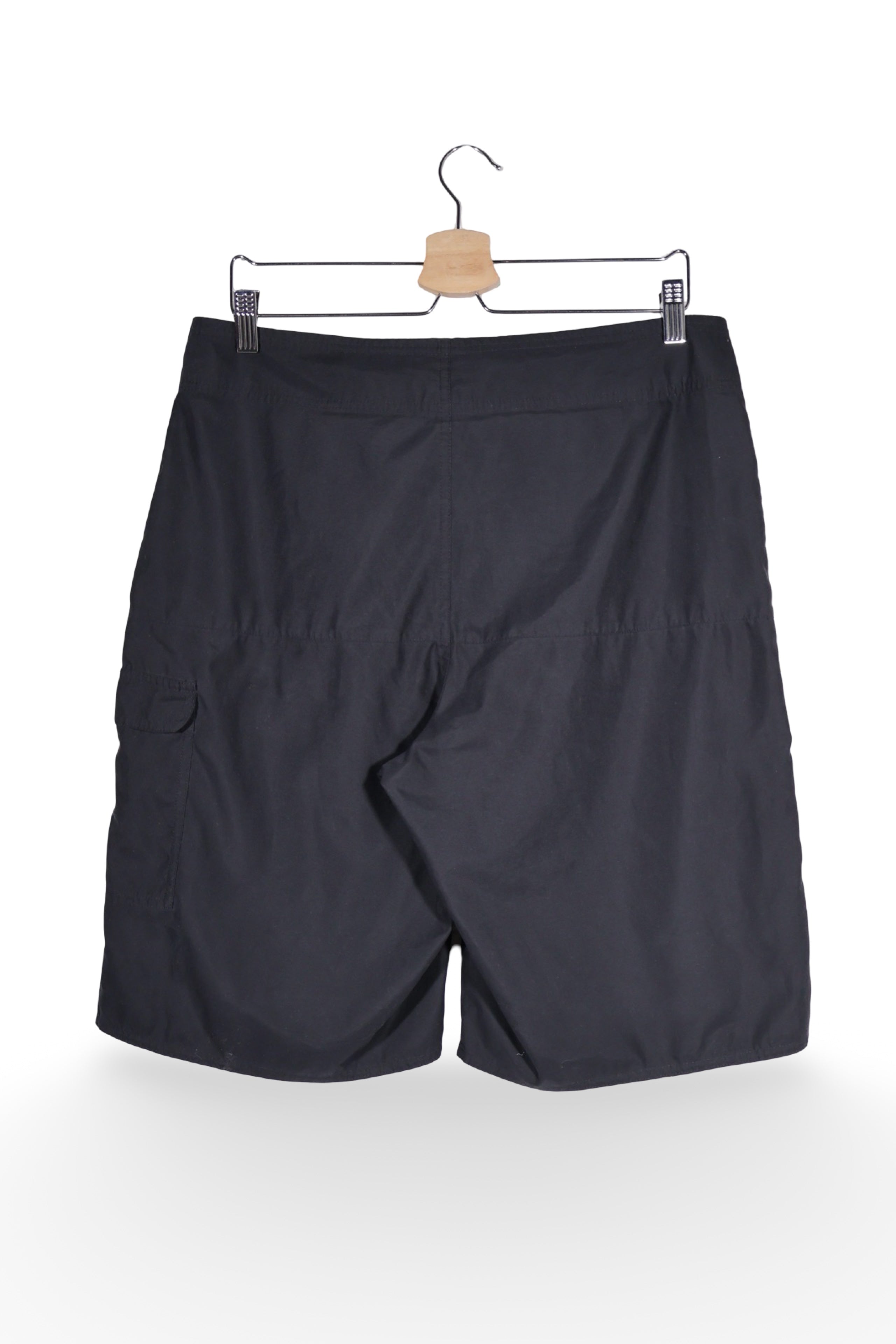 Pantaloni scurți - NIKE negri din poliester cu croială relaxată – M – Bărbați - spate