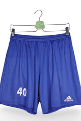 Pantaloni scurți - Adidas albaștri sport cu croială lejeră – L – Bărbați - detaliu