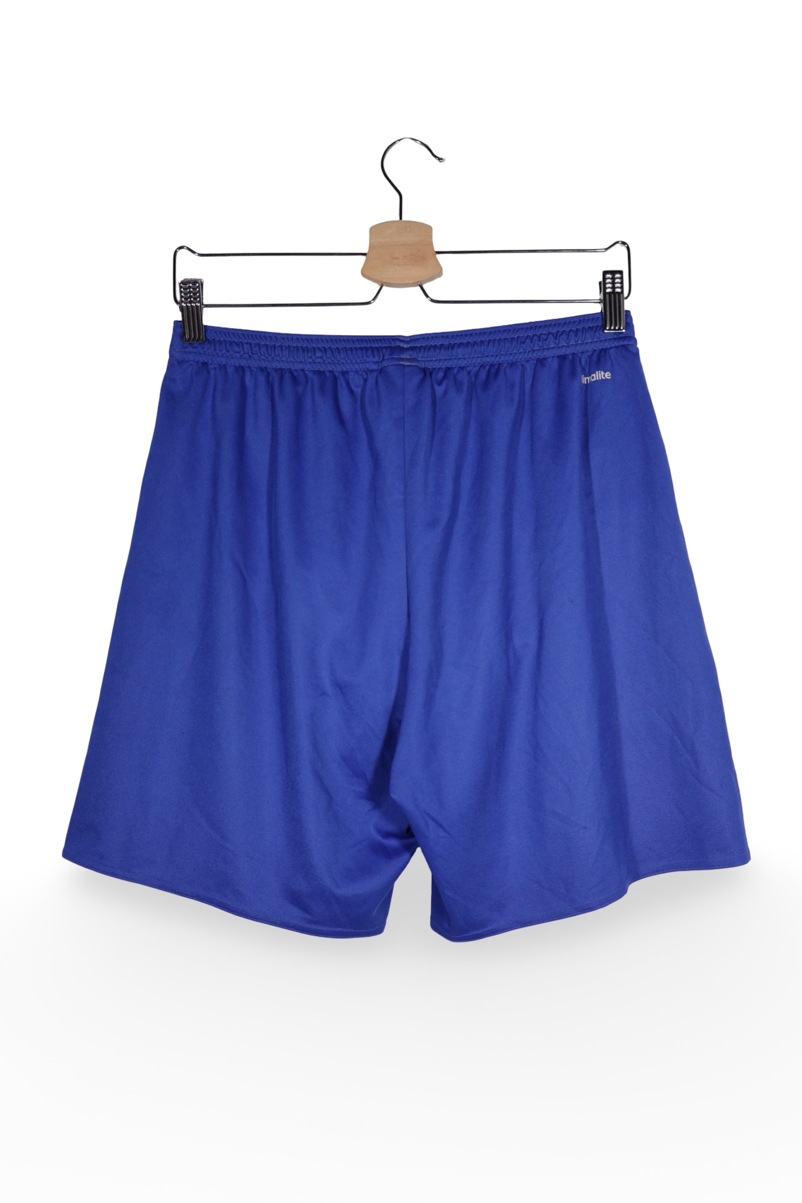 Pantaloni scurți - Adidas albaștri sport cu croială lejeră – L – Bărbați - spate
